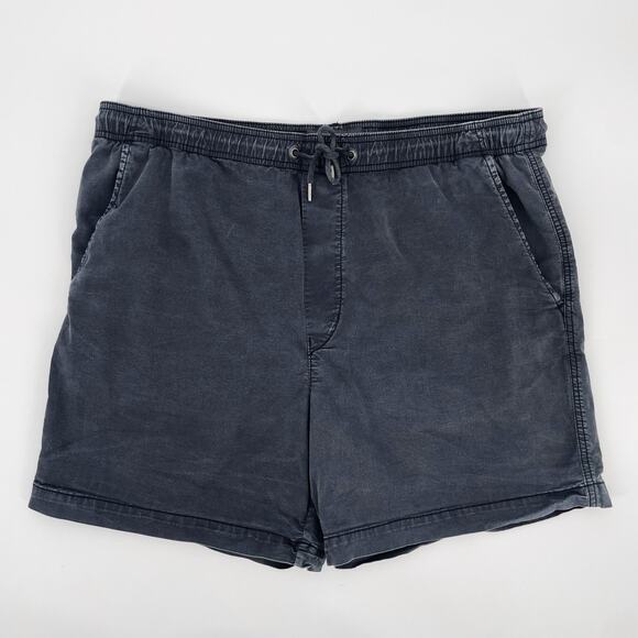 American Eagle Flex Trekker Short Large Black Drawstring Pockets Casual Gray - Picture 1 of 7